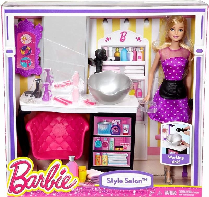 Barbie Malibu Ave Salon With Barbie Doll Playset Cmm55 2015 Details