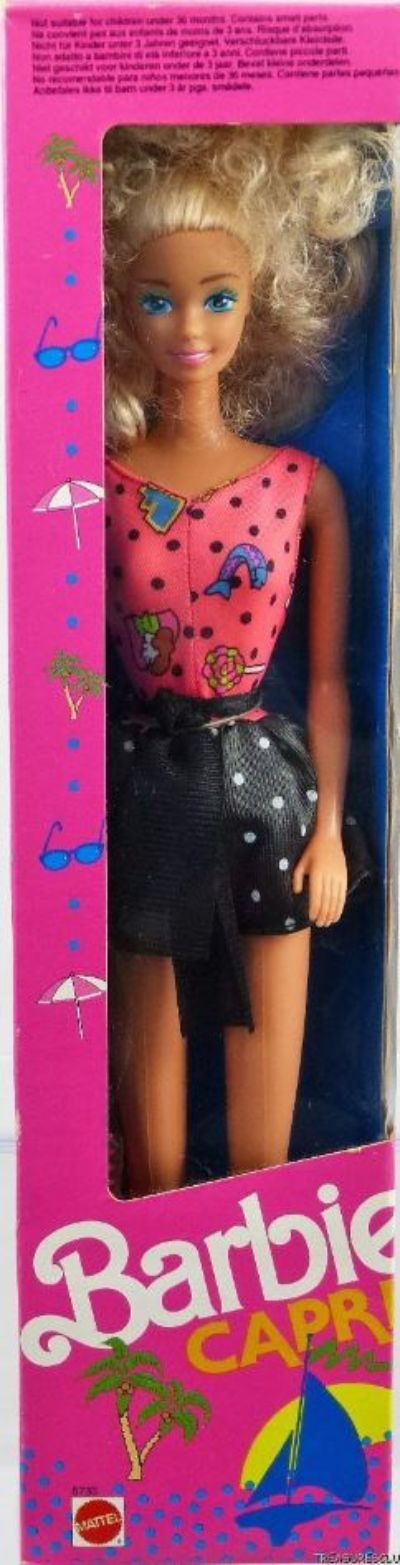 Oxide Maak het zwaar Chemicaliën Barbie Capri (#5733, 1991) details and value – BarbieDB.com