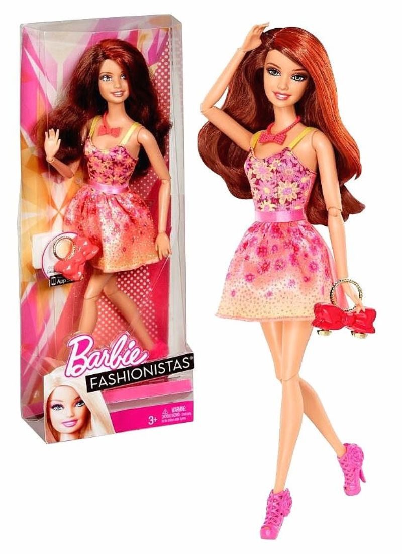 Barbie Fashionista Teresa Doll Brunettecoral X7871 2013 Details And Value 