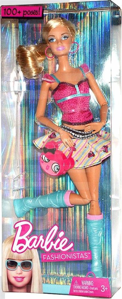Barbie Fashionistas Glam Cutie Doll (#R9879, 2009) details and value ...