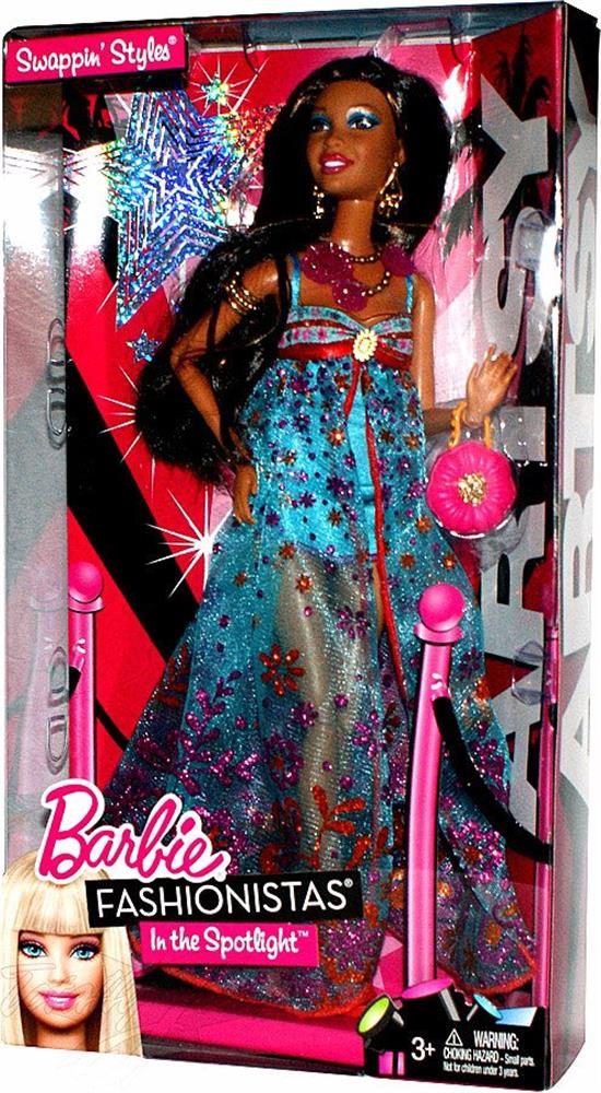 Barbie Fashionistas In The Spotlight Artsy Doll (#V7211, 2012) details ...