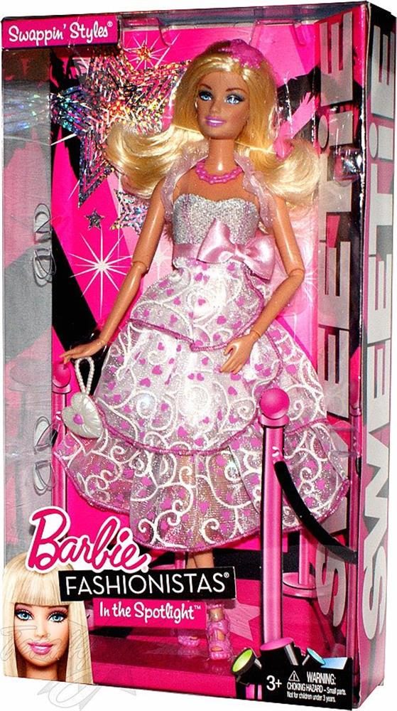 Barbie Fashionistas In The Spotlight Doll Swappin Styles Sweetie (# ...