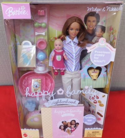 Barbie Happy Family Neighborhood Midge and Nikki (#C6061, 2003) details ...