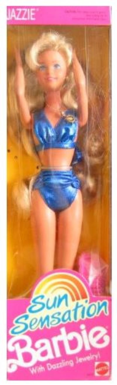 Barbie Sun Sensation JAZZIE (#5473, 1991) details and value –
