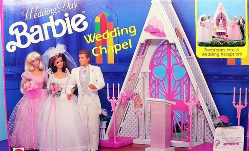 Barbie Wedding Day Wedding Chapel (#7217, 1991) details and value ...